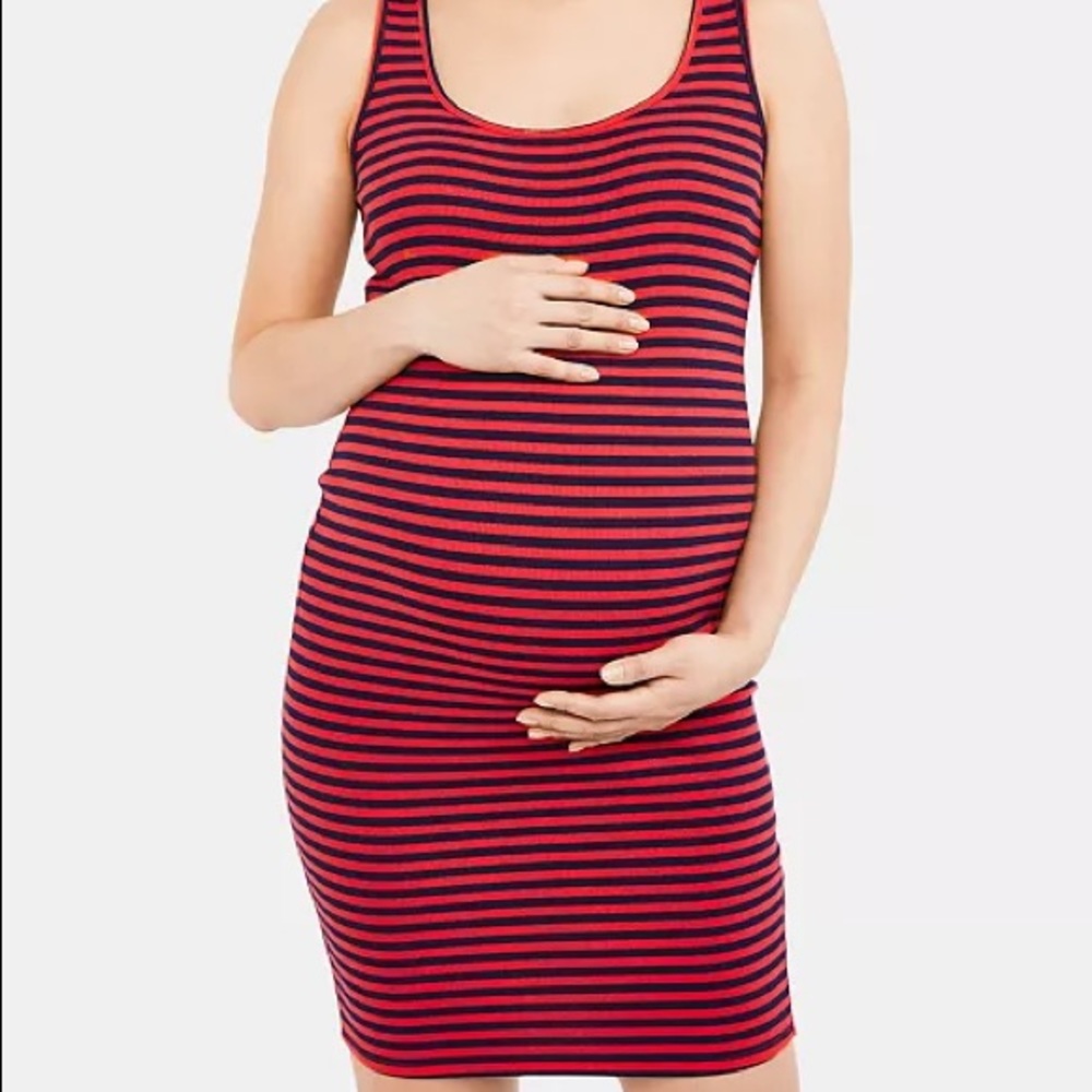 Motherhood Maternity Ribbed Sheath Dress